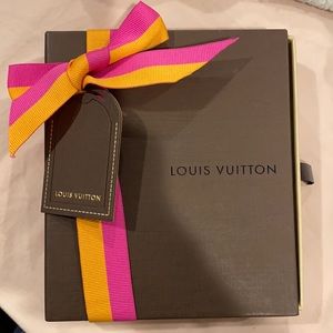 Louis Vuitton Empty Drawer Style Box 8.75”X4x1.25” W Tissue Paper &  Shopping Bag